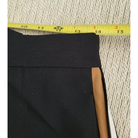 Aritzia Babaton Womens conan Black pants side stripe size 6 Career Professional - Picture 8 of 10